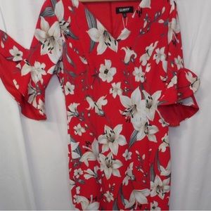 Size 10 flowers dress excellent condition